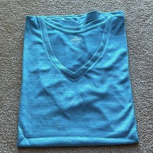 Spalding women’s large atomic blue striped tee